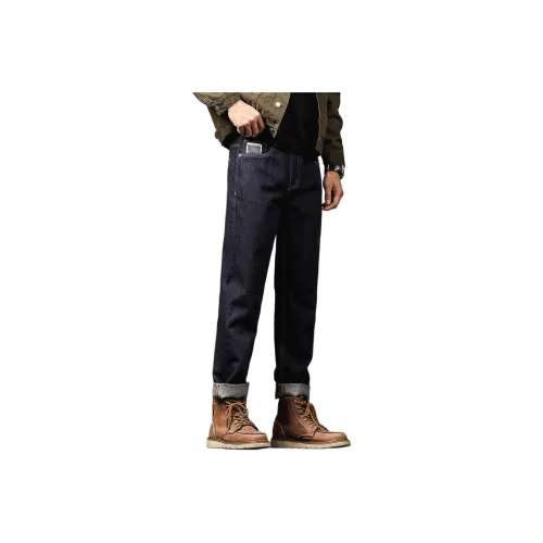 GELANLU Синие Унисекс Джинсы