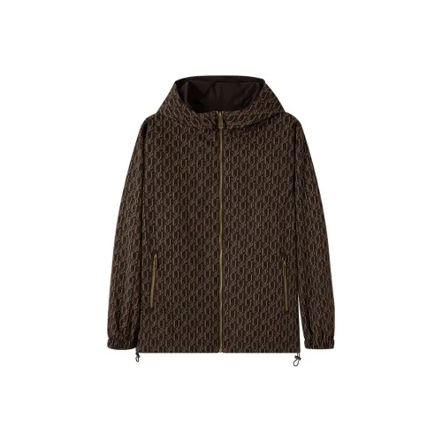 U.S. POLO ASSN. Куртки и пальто Мужской Темно-кофейный с принтом