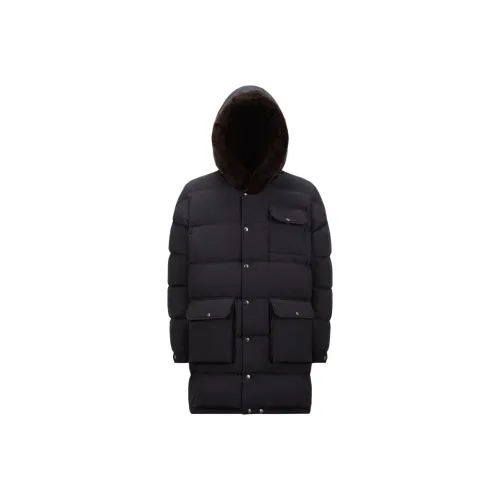 Moncler Пуховик Мужской Ночной Синий