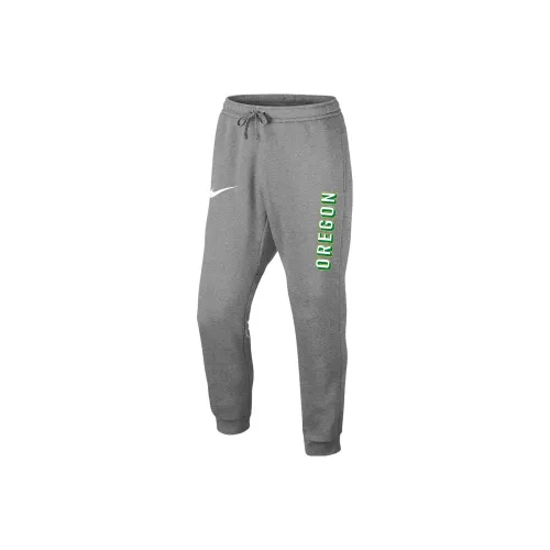 Nike Светло-серые мужские вязаные тренировочные штаны