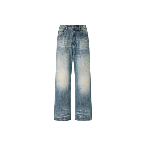 GTRG Светло-синие унисекс джинсы