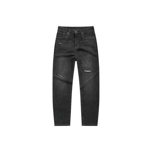 FAIRWHALE 015 Темно-серый Мужские Джинсы