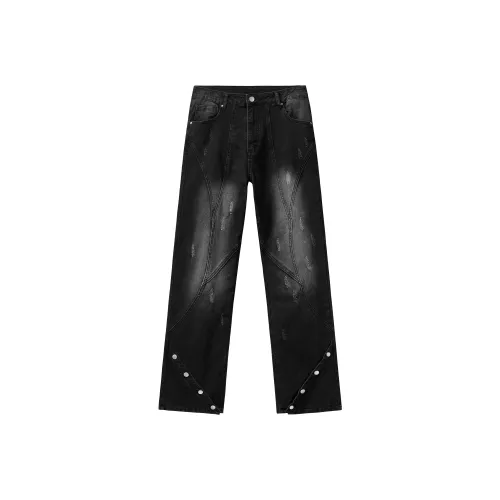 PILOTDRAGON Джинсы прямого кроя Унисекс