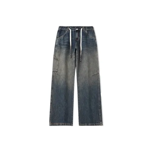 UKTK Синий Мужской Джинсы