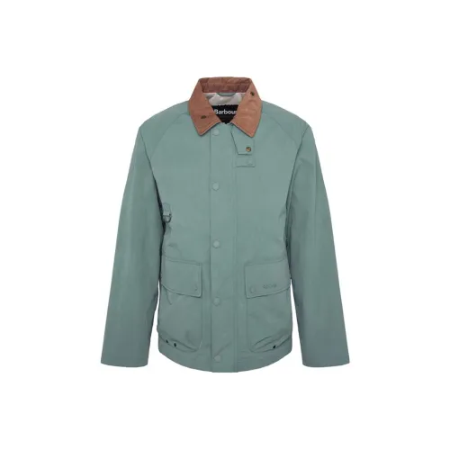 BARBOUR FW23 Куртки и Пальто Унисекс Синий Зеленый