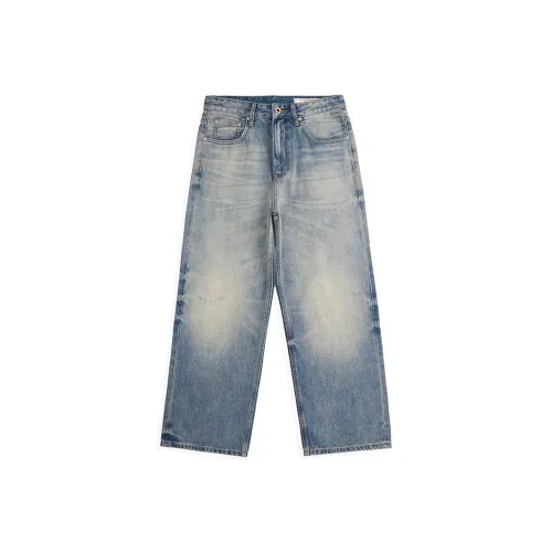 ZENGZHI Винтажные Унисекс Джинсы