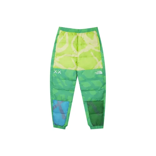 THE NORTH FACE x KAWS Вязаные тренировочные брюки мужские зеленые