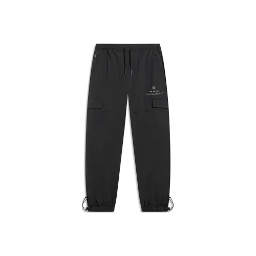 LINING Черные Мужские Вязаные Спортивные Штаны