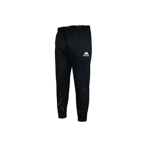 Nike Черные Мужские Вязаные Тренировочные Штаны