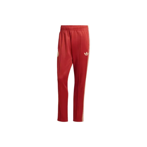 Adidas Originals COLOMBIA BECKENBAUER Track Pants Вязаные Тренировочные брюки Мужской Оранжевый