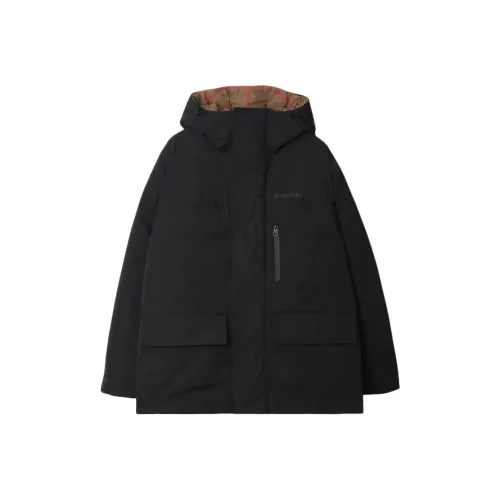 Burberry Съемный Warmer Пуховик-парка Мужской Черный