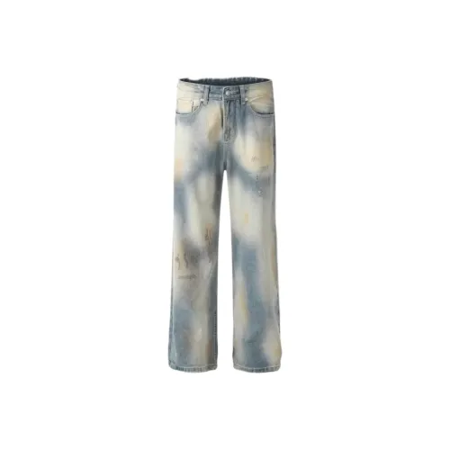 Bejirog Синий Мужской Джинсы