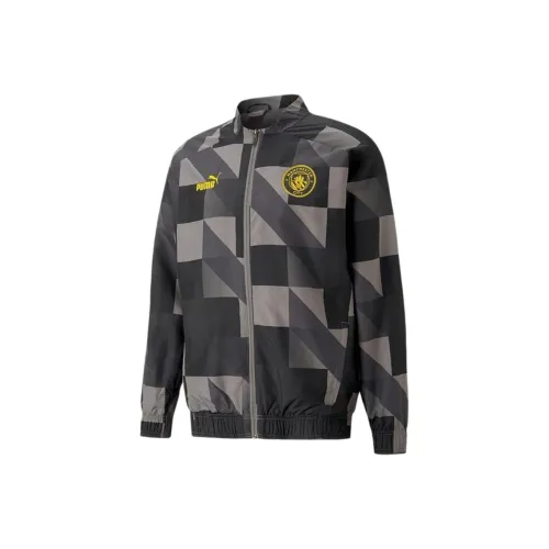 PUMA Manchester City PREMATCH Куртка Мужская Серого цвета