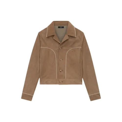 AMIRI SS25 Куртки и Пальто Мужской Верблюжий Коричневый