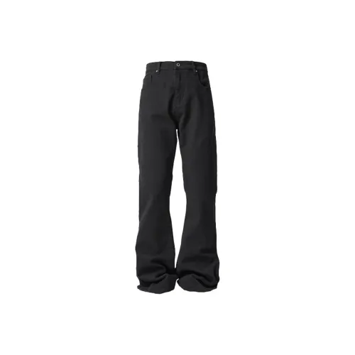 JFU Черные Мужские Джинсы