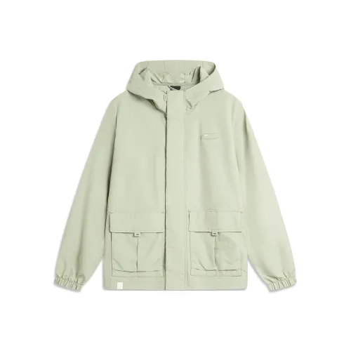 LINING Sports Life Collection Тренчкот Мужской Пустыня Зеленый