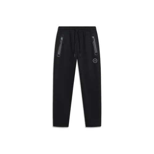 LINING Черные Мужские Вязаные Спортивные Штаны