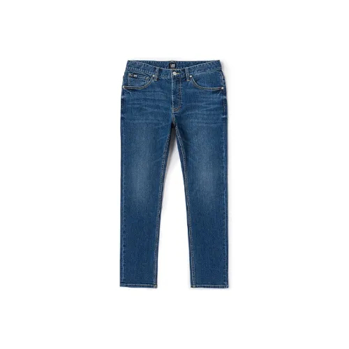 Lee совместный бренд Xline Средний Светло-Синий Мужские Джинсы