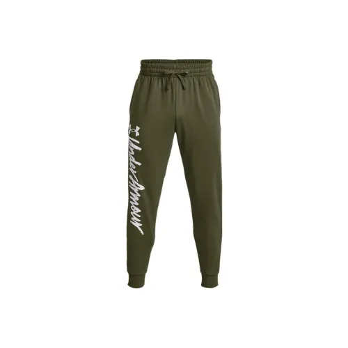 Under Armour Rival Зеленые Мужские Вязаные Тренировочные Штаны