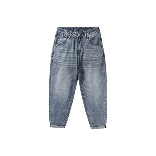 MindBridge Джинсы Унисекс Джинсовый Синий