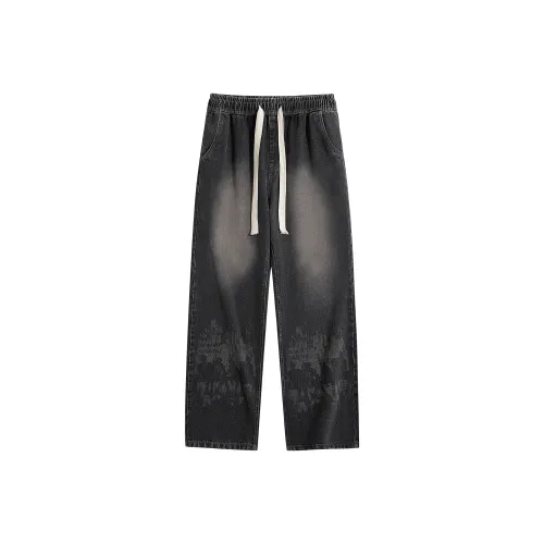 BEENTRILL Черные Унисекс Джинсы