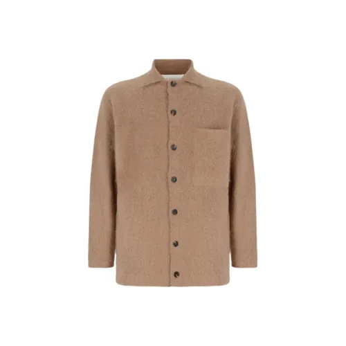 LANEUS FW24 Куртки и Пальто Мужской CAMEL