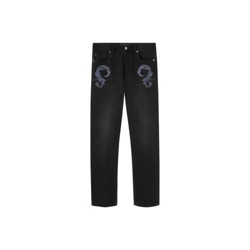 VERSACE Мужские черные джинсы