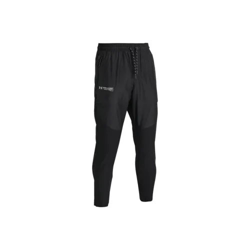 Under Armour Rush Черные Мужские Вязаные Тренировочные Штаны