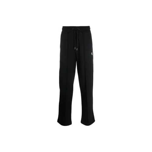 KARL LAGERFELD Вязаные спортивные брюки мужские черные