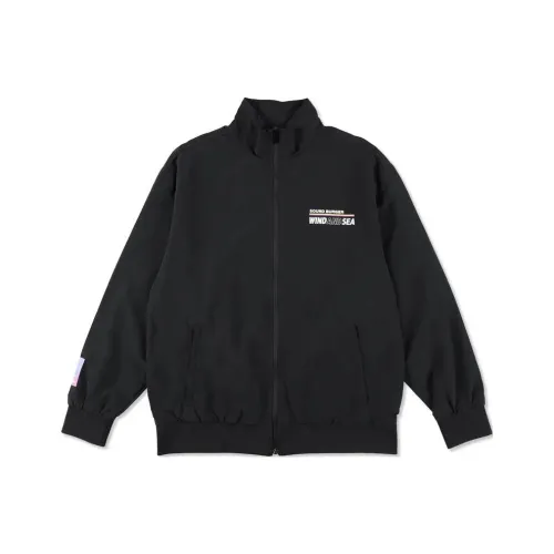 WIND AND SEA SS25 Sound Burger X WIND AND SEA Куртка Унисекс Черный