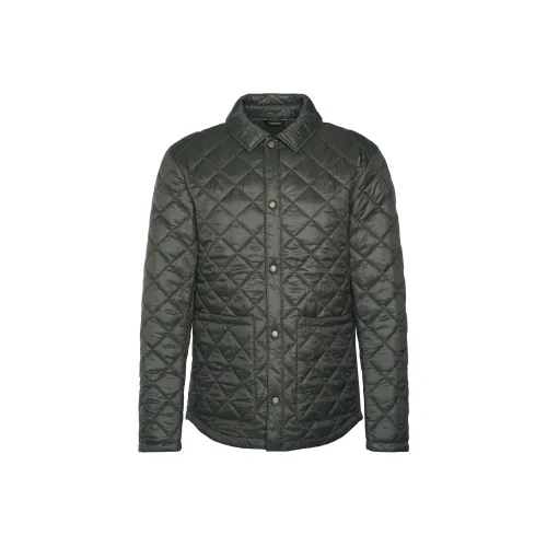 BARBOUR Newton Quilted Куртка Куртки Пальто Мужской Оливково-зеленый