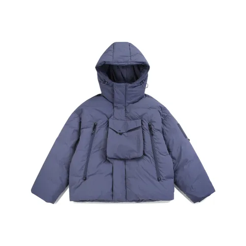 GUUKA TECH Пуховик Унисекс Темно-синий