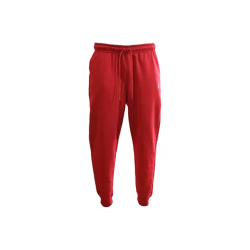 JORDAN Essentials Фитнес-красные мужские вязаные тренировочные брюки