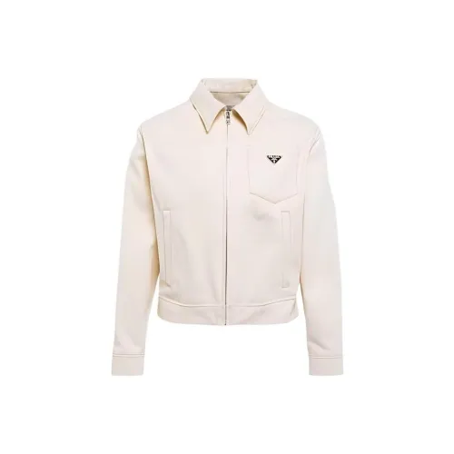 PRADA FW23 Куртки и Пальто Мужской Бежевый