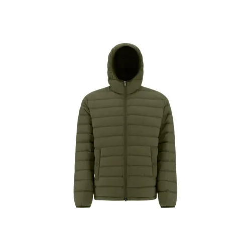 HERNO Зеленый Мужской Пуховик
