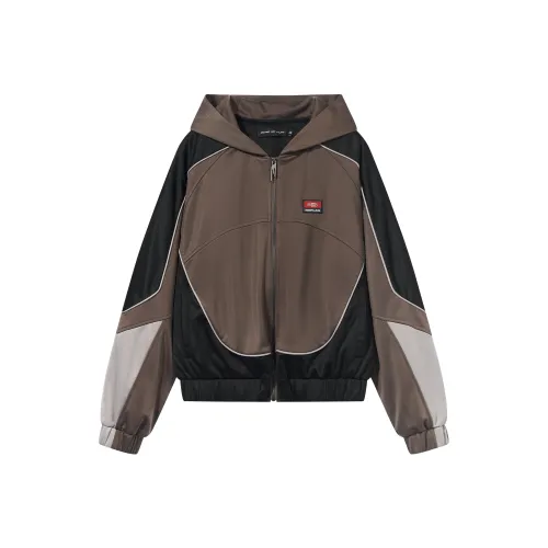 BLIND402 Черно-коричневая унисекс куртка