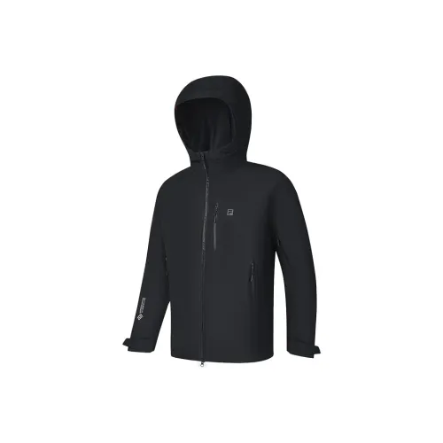 FILA Хлопковый пуховик Мужской Темно-черный