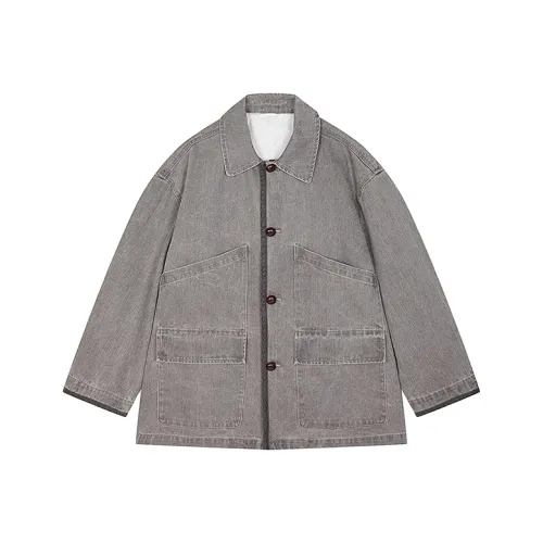 CROQUIS Куртки и Пальто Мужской Деним Хаки