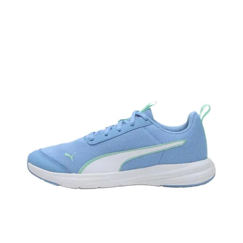 PUMA Ricky Slip Resistant Abrasion Resistant Низкий Топ Повседневные Беговые кроссовки Женские Синие