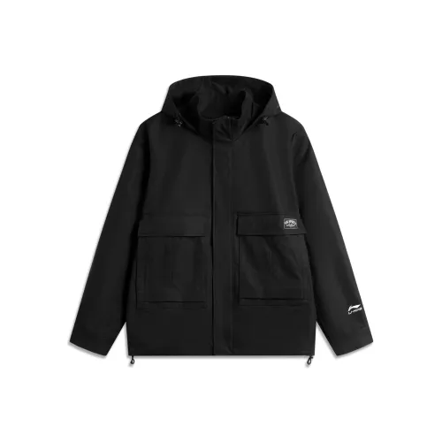 LINING Sports Life Collection Тренчкот Мужской Черный