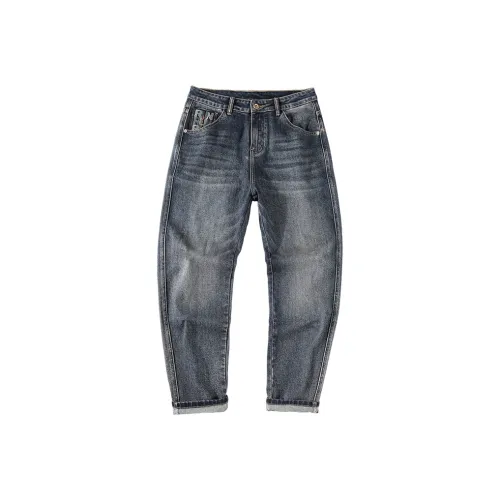 MindBridge Джинсы Унисекс Джинсовый Синий