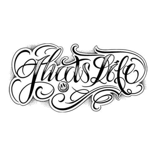 QINGSHANQIHAI Temporary Tattoos "Жизнь Следы" 1 шт