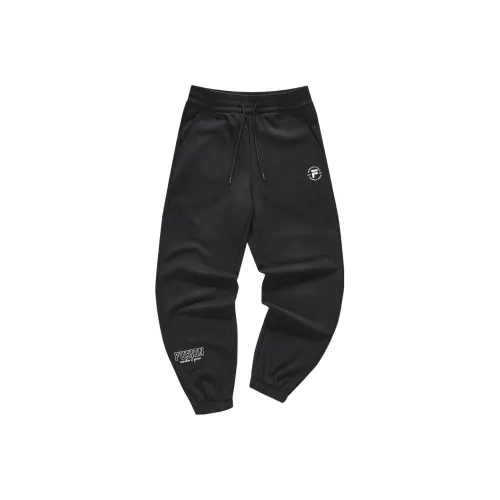 FILA FUSION UNIFORM Вязаные тренировочные брюки мужские глубокий черный