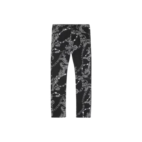 VERSACE Многоцветные Мужские Джинсы