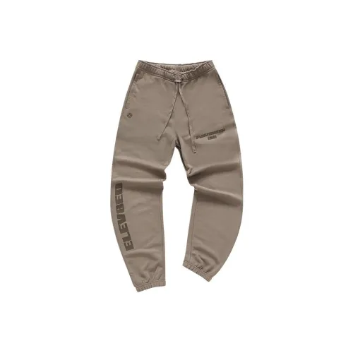 FILA FUSION LIFE Вязаные тренировочные брюки унисекс песочный бобовый коричневый