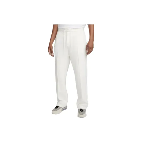 Nike Белые Мужские Вязаные Тренировочные Штаны