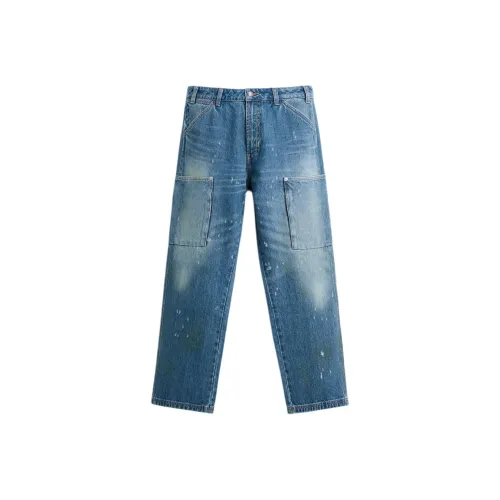 ZARA Medium Blue Men's Jeans ZARA Средне-синие мужские джинсы