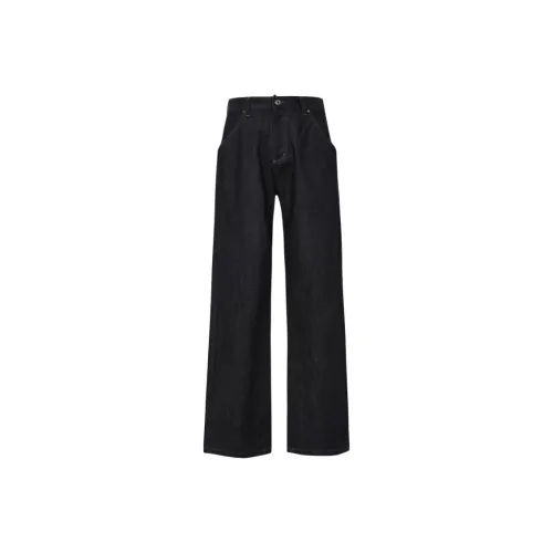 K BOXING Джинсы Мужские Черные Темно-Синие