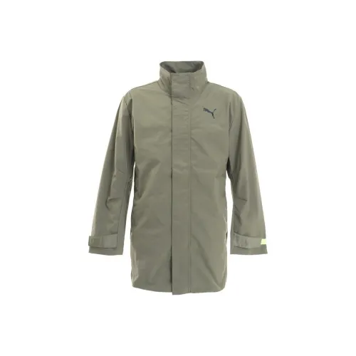 PUMA Куртки и Пальто Мужские Оливково-зеленый