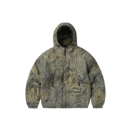 Thisisneverthat FW24 Темно-зеленый Унисекс Объёмные куртки (пуфы)